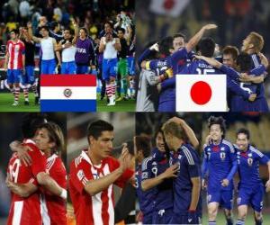 пазл Парагвай - Япония, восьмой финала, Южная Африка 2010
